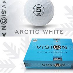 Vision Arctic White Golfball