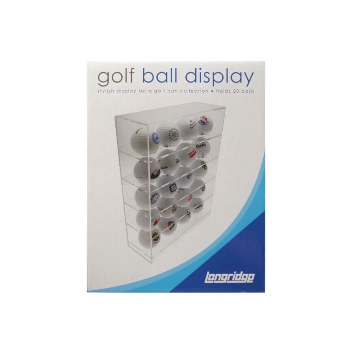 Acryl Golfball Schaukasten für 20 Golfbälle