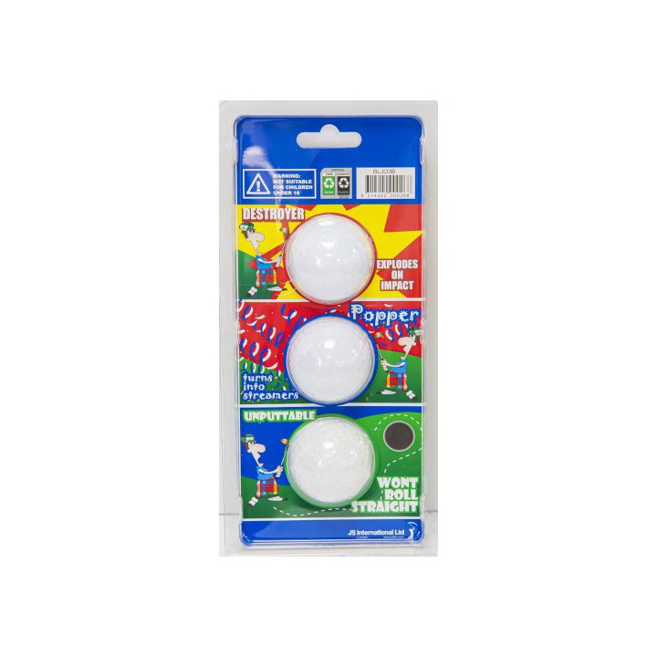 Jokeballs lustige Scherz Golfbälle