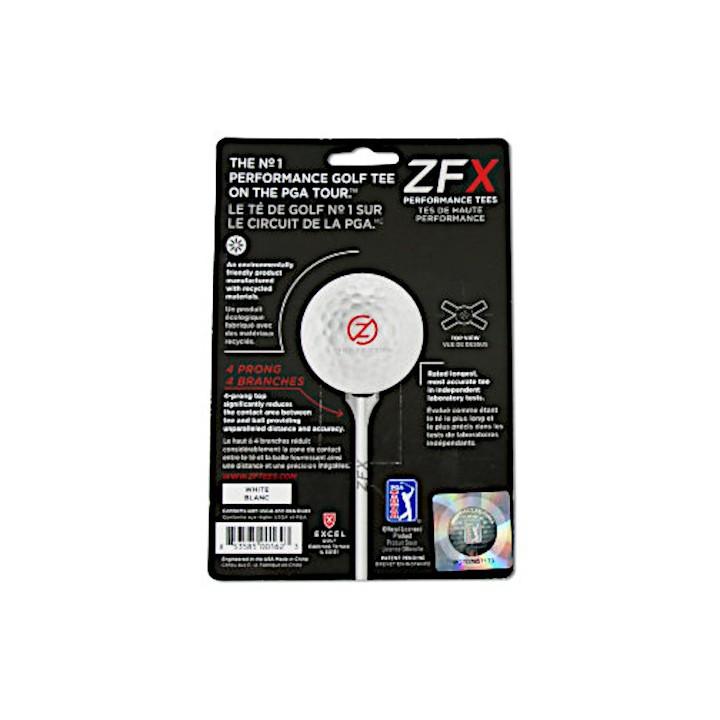 Zero Friction ZFX 4-Prong Golftee
