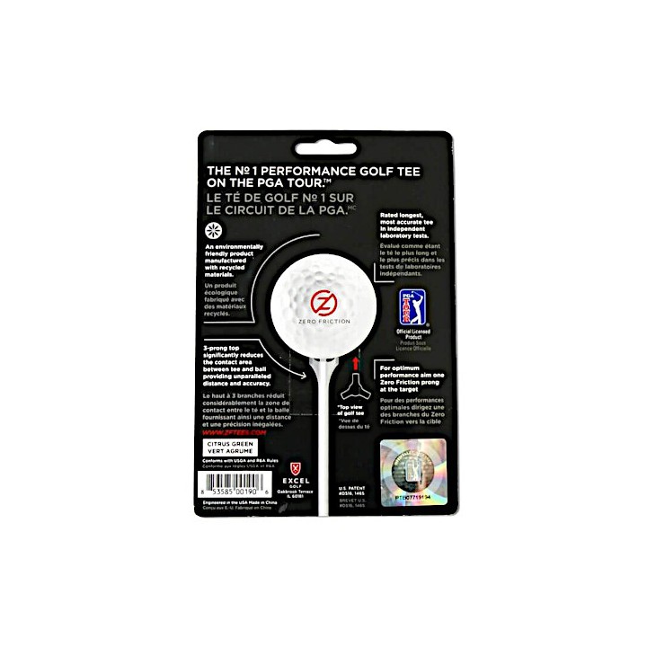 Zero Friction Performance Golf Tees