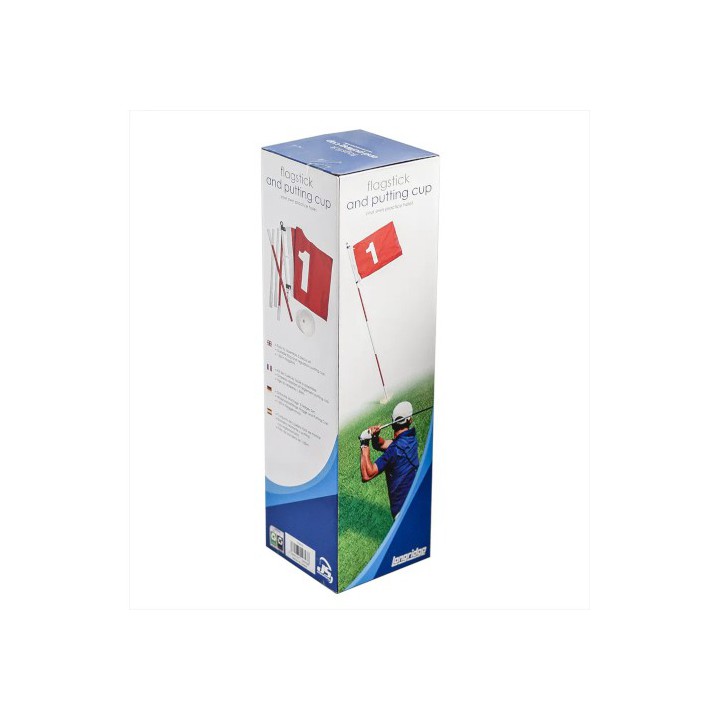 Golffahne mit Golfloch