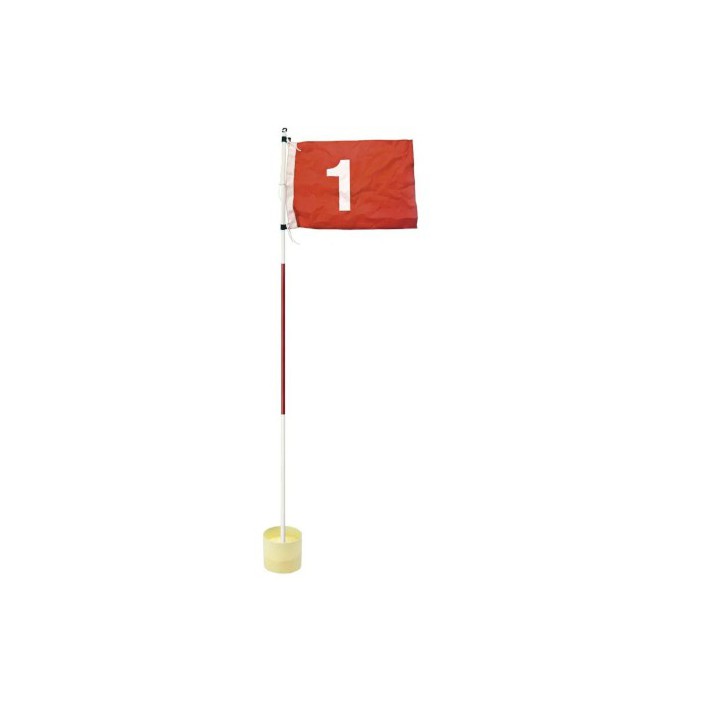 Golffahne mit Golfloch
