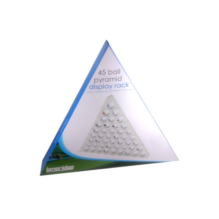 Golfballregal Acryl Pyramide
