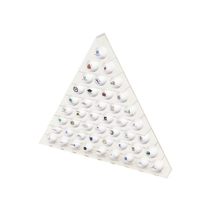 Golfballregal Acryl Pyramide