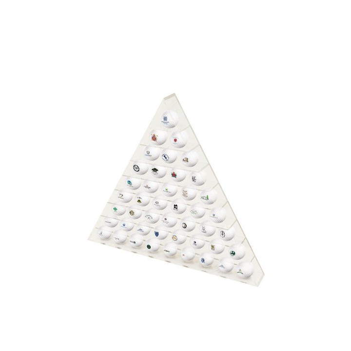 Golfballregal Acryl Pyramide