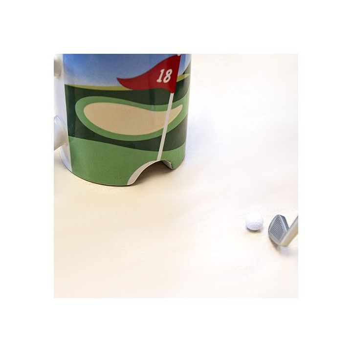 Golftasse mit Mini Putter & Ball
