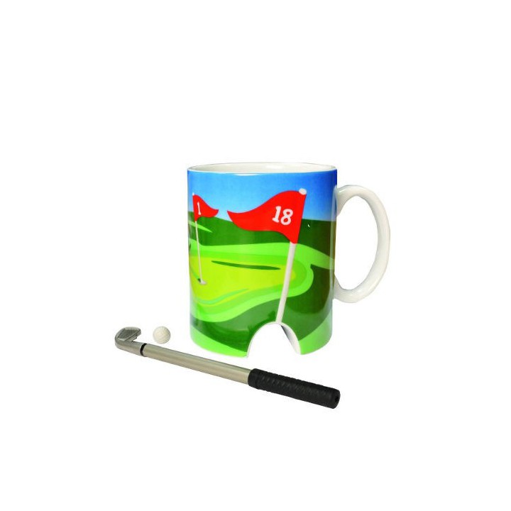Golftasse mit Mini Putter & Ball