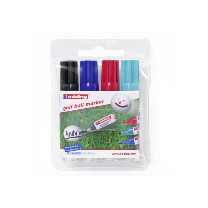 edding Golf Ball Marker 4er Set