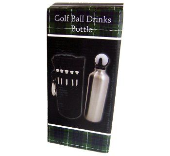 Golfball Aluminium Trinkflasche, tools4golf - Golfshop