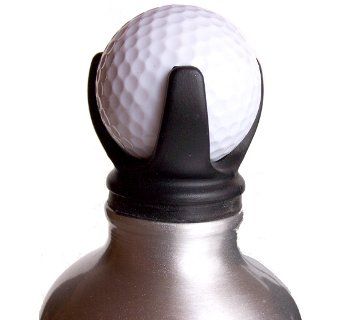 Golfball Aluminium Trinkflasche, tools4golf - Golfshop