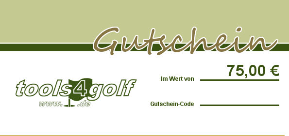 75 EUR Golf-Gutschein