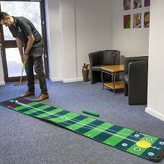 Puttmatte4 Speed Track Putting Matte