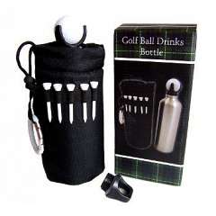 Golfball Aluminium Trinkflasche