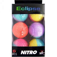 Nitro Eclipse Golfbälle 6er Pack