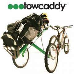 TowCaddy Golf Cart Fahrrad Trailer