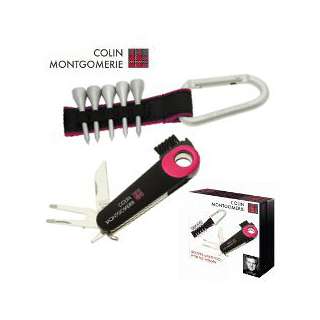 Colin Montgomerie Golf Multitool und Golftee Halter Set